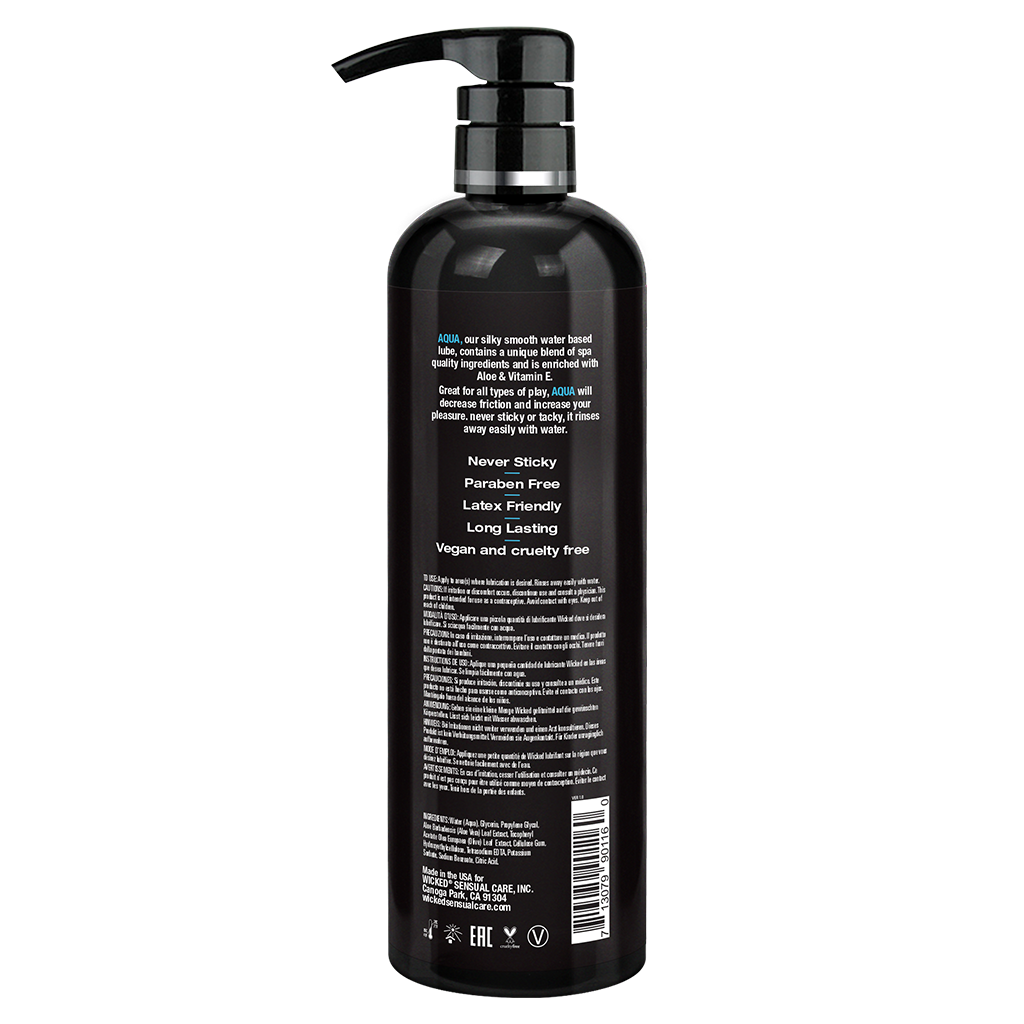 Aqua Water Based Lubricant 16oz