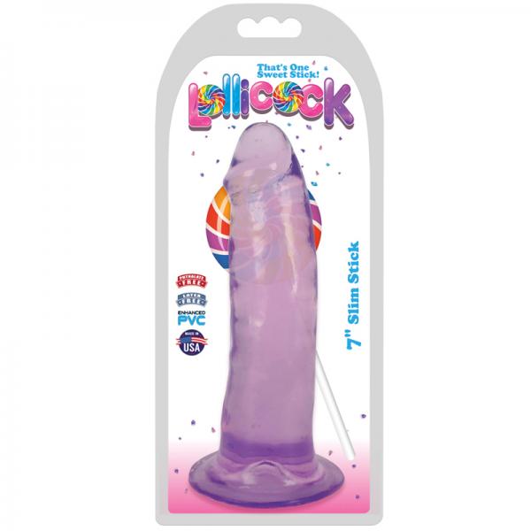 Lollicock Slim Stick 7in Grape Ice