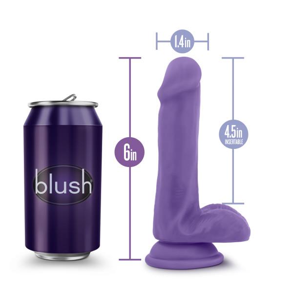 Au Natural Bold Delight 6 inches Dildo Purple