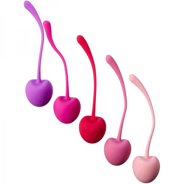 Pleasure Cherry Kegel Balls (multi-weighted/5 Pack)