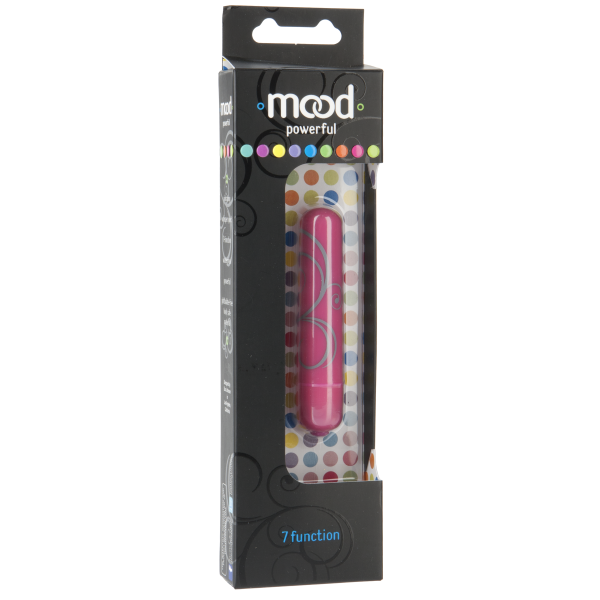 Mood Powerful 7 Function Small Bullet Vibrator Pink
