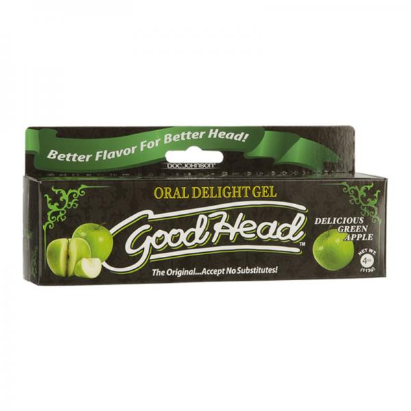 Goodhead Oral Delight Gel Green Apple 4oz Tube