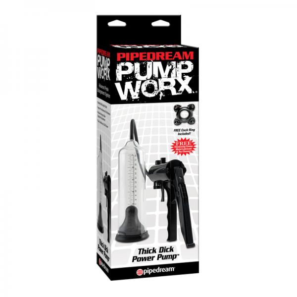 Pump Worx Thick Dick Power Pump Black