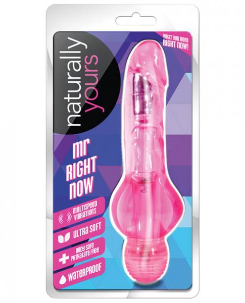 Mr Right Now Pink Realistic Vibrator