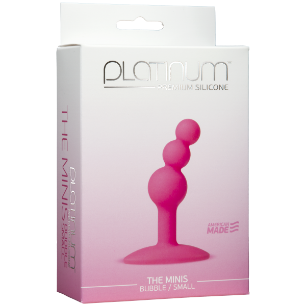 Platinum Premium Silicone The Minis Bubble Small Pink