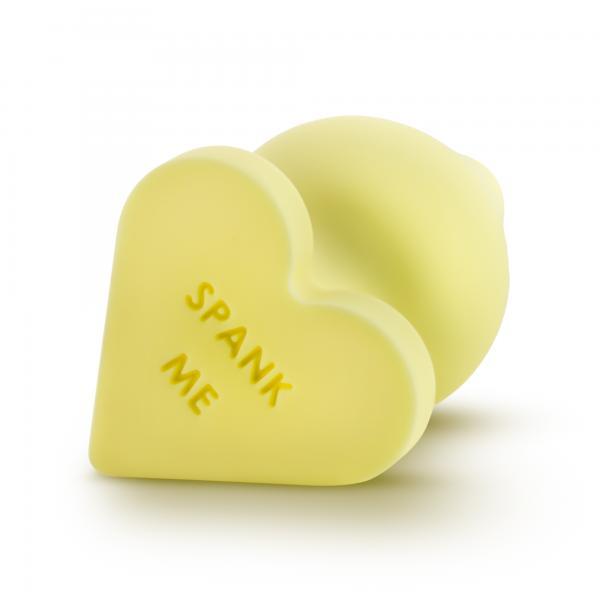 Naughty Candy Heart Yellow Butt Plug