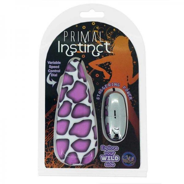Primal Instinct Purple Giraffe Bullet Vibrator