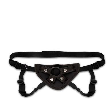 Lux Fetish Neoprene Strap On Harness Black O/S