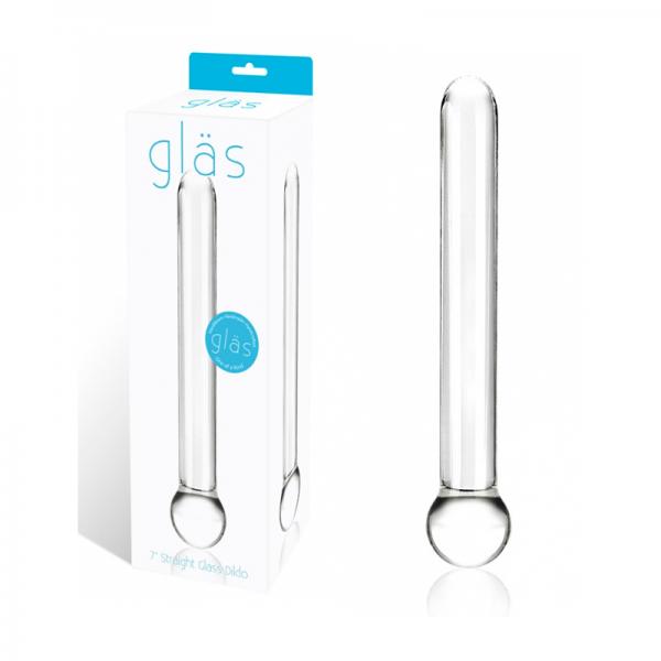 Glas 7 inches Straight Glass Dildo Clear