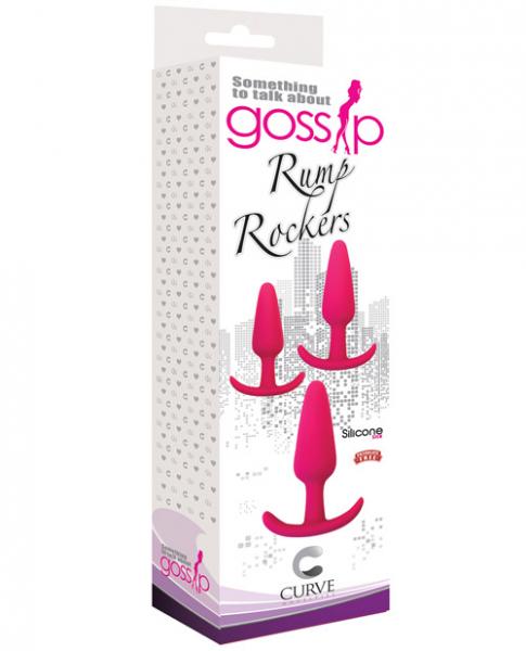 Gossip Rump Rockers 3 Piece Anal Training Set Pink
