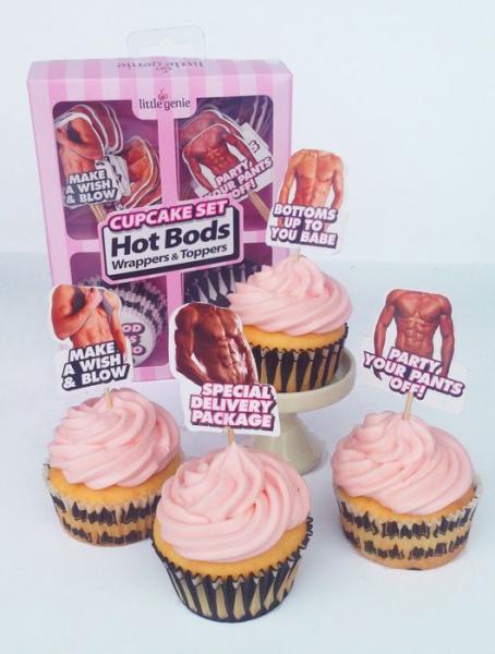 Hot Bod Cupcake Set