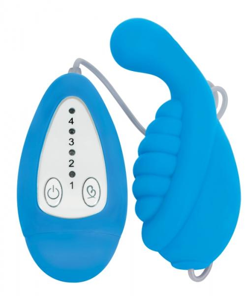 Gossip Whirl 4 Speed Silicone Egg Vibe- Blue