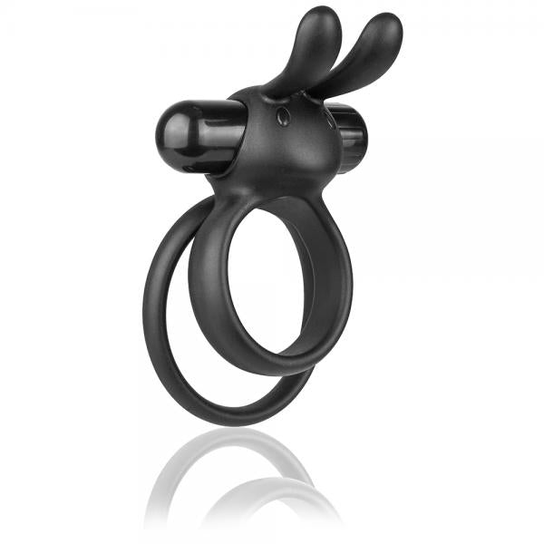 Ohare XL Vibrating Rabbit Double Ring Black
