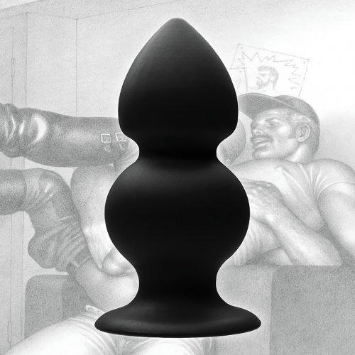 Tom Of Finland Weighted Silicone Anal Plug Black