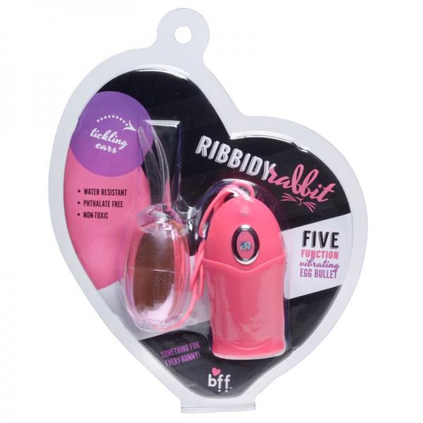 Ribbidy Rabbit Egg Bullet Vibrator Pink