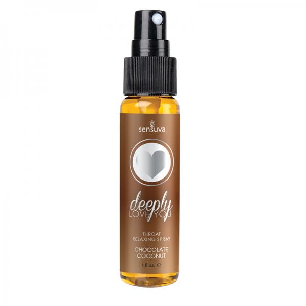 Deeply Love You Chocolate Coconut Throat Relaxing Spray 1oz Bottle