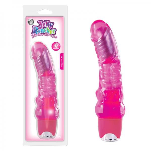 Jelly Rancher Vibe Multi Speed 6in Pink