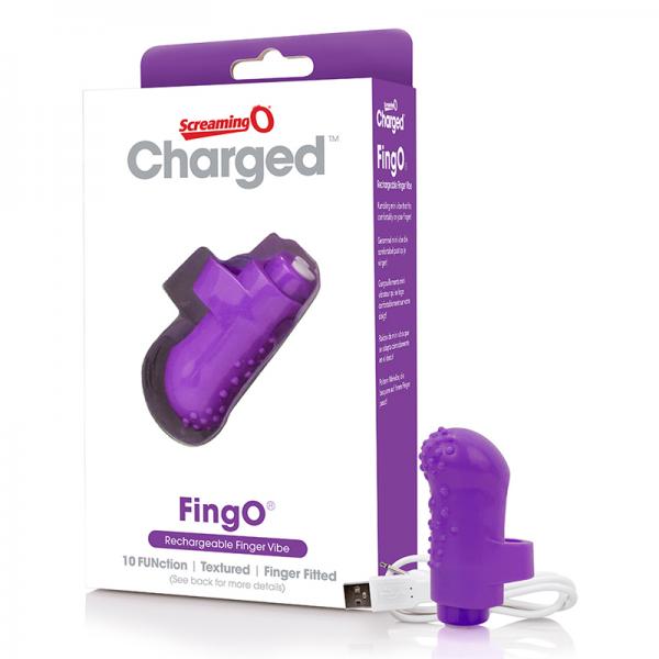 Screaming O Charged Fingo Vooom Mini Vibe - Purple