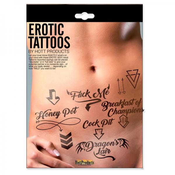 Erotic Tattoos Assorted Pack