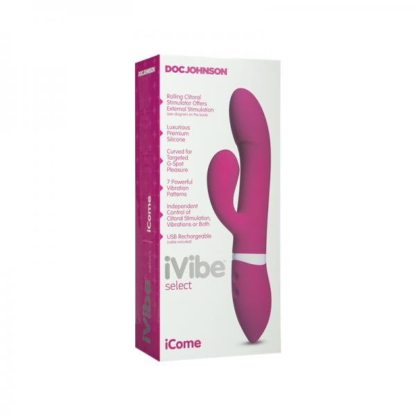 iVibe Select iCome Rabbit Vibrator Pink
