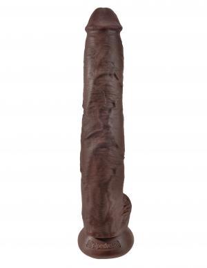 King Cock 14in Cock - Brown