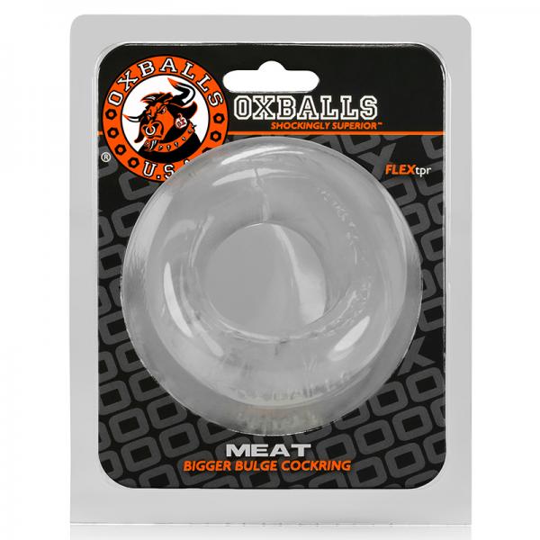 Oxballs Meat, Padded Cockring, Clear