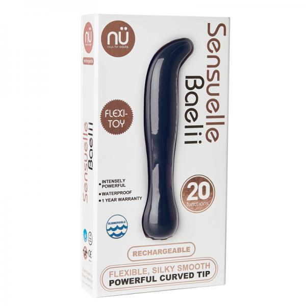 Sensuelle Baelii G-spot Vibe Silicone 20 Function Waterproof Usb Rechargeable Navy