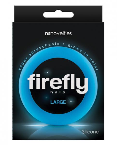 Firefly Halo Large Cock Ring Blue