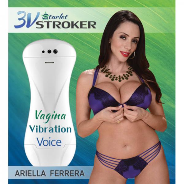 3v Talking And Vibratingstarlet Stroker Ariella Ferrera