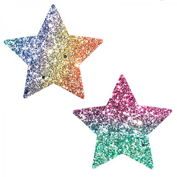 Neva Nude Pasty Starry Nights Glitter Multicolor