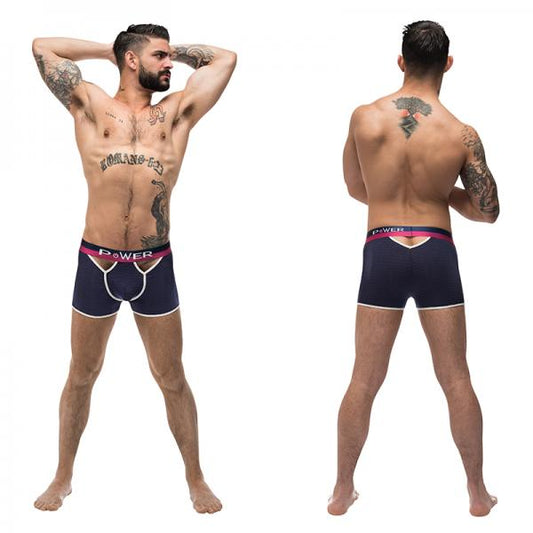 Male Power French Terry Cutout Short Navy Sml