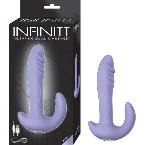 Infinitt Rotating Dual Massager - Purple