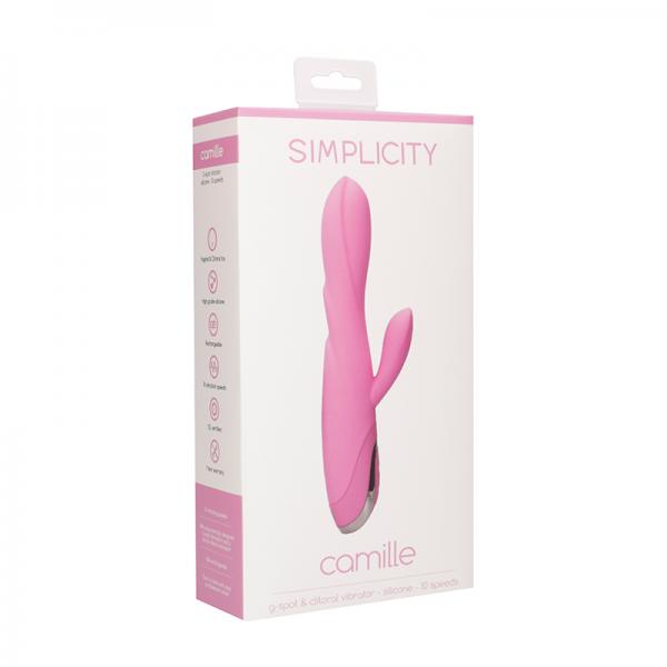 Simplicity Camille - G-spot & Clitoral Vibrator - 10 Speeds - Pink