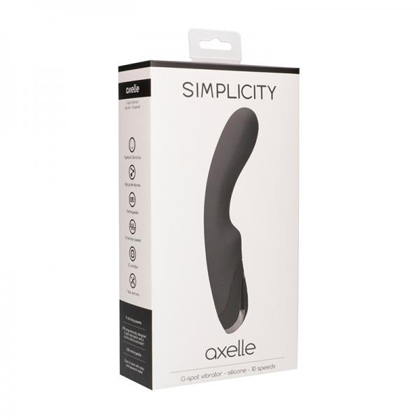 Simplicity Axelle - G-spot Vibrator - Silicone - 10 Speeds - Black