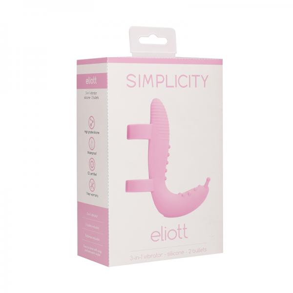 Simplicity Eliott - Vibrator Extension Set - 2 Bullets - Pink