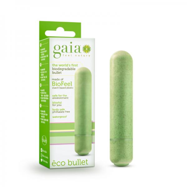 Gaia Eco Bullet Vibrator Green