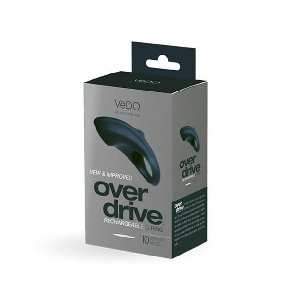 Vedo Overdrive+ Rechargeable Vibrating Ring - Just Black