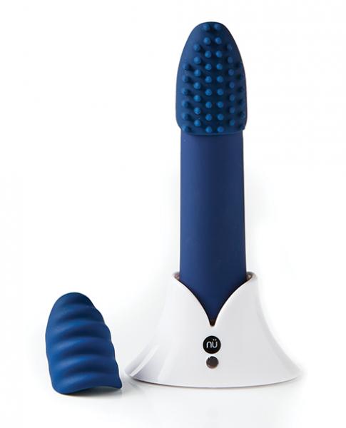 Sensuelle Point Plus Bullet Vibrator Blue 2 Sleeves