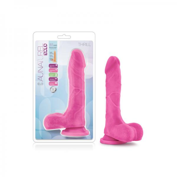 Au Natural Bold Thrill 8.5 inches Dildo Pink