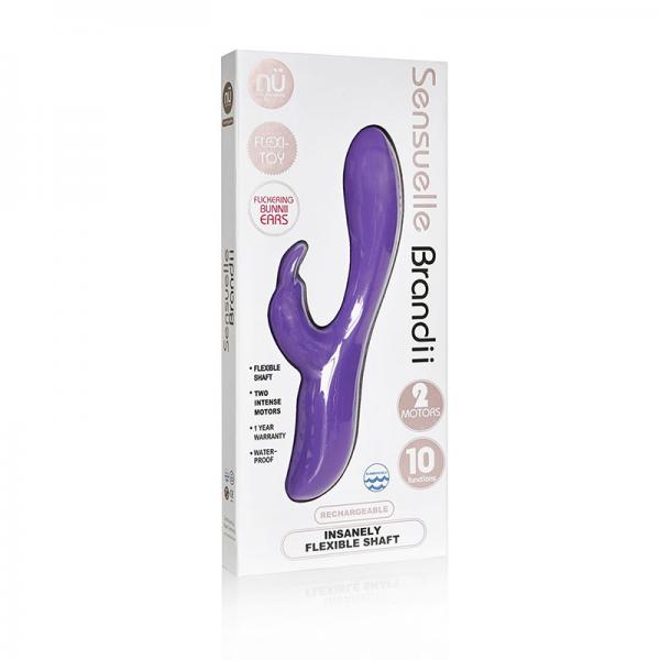 Sensuelle Brandii Bendable Rabbit Vibrator Purple