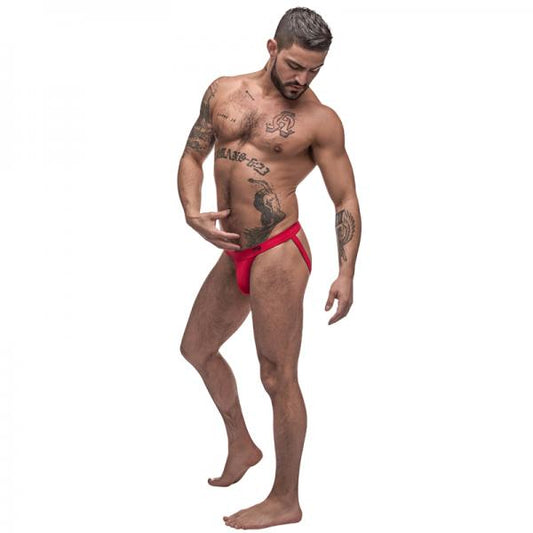 Male Power Pure Comfort Modal Sport Jock Red Sm