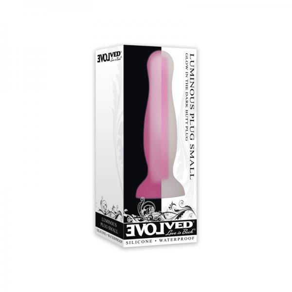 Evolved Luminous Silicone Plug Small Pink