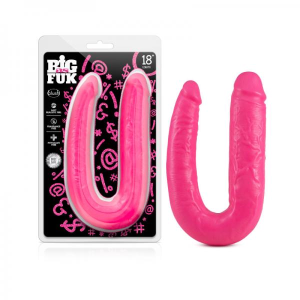 Big As Fuk 18 Inches Double Head Cock Pink