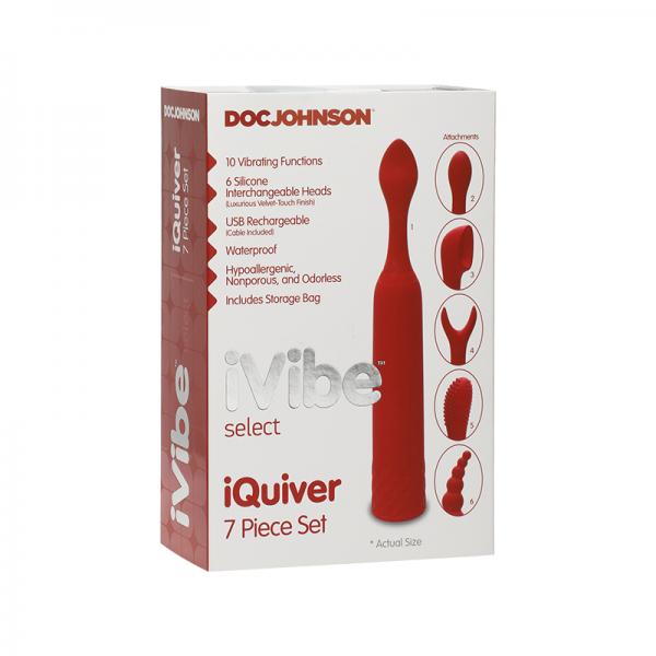 Ivibe Select - Iquiver - 7 Piece Set Red Velvet