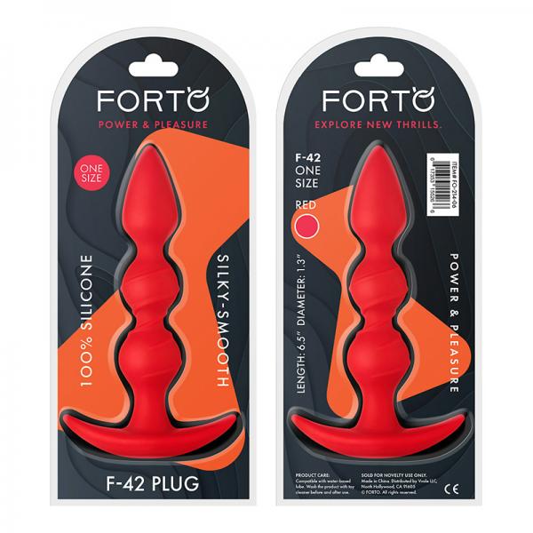 Forto F-42: Spiral Beads Red