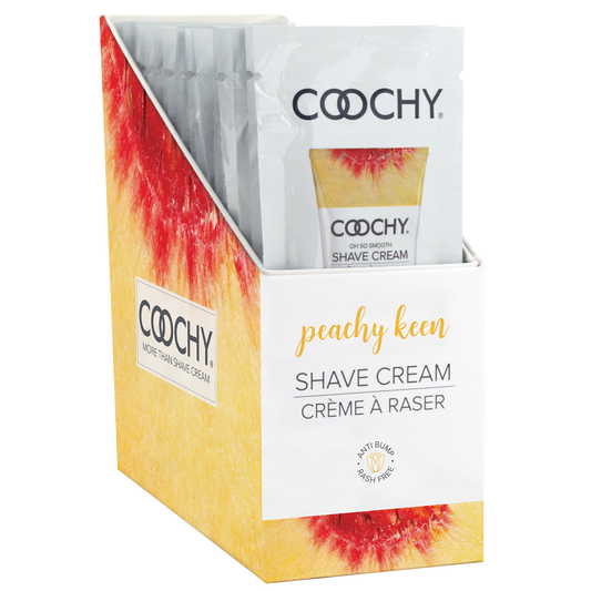 Shave Cream - Peachy Keen 24pc | 15ml - Foil - DISPLAY