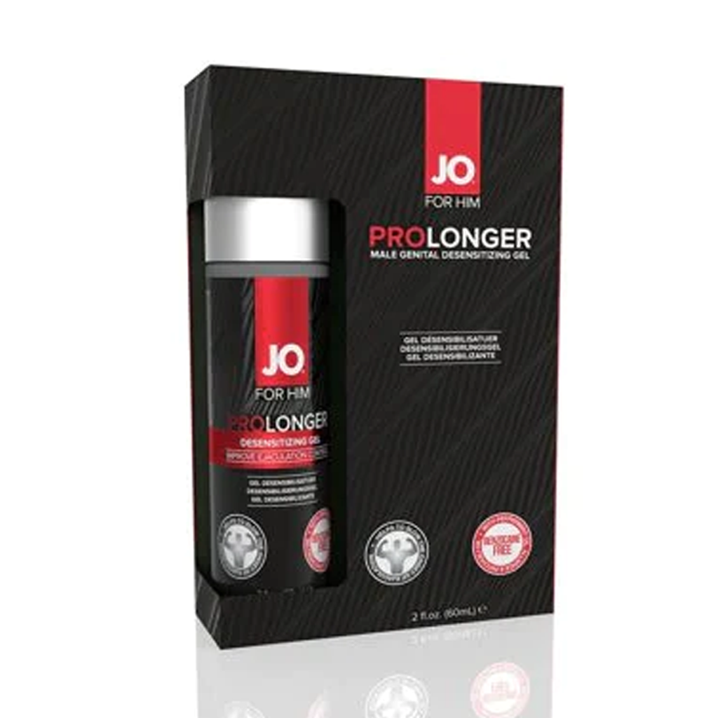 JO Prolonger Gel - Benzocaine Free - Desensitizer 2 floz / 60 mL