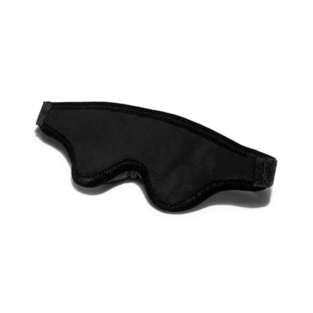 Black Label Plush Blindfold Black Microfiber